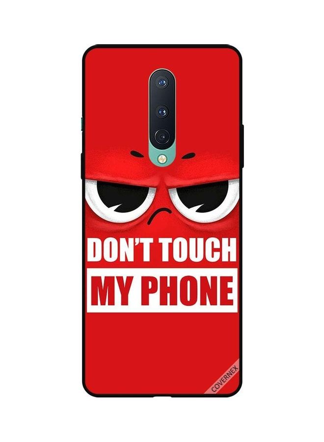 Protective Case Cover For OnePlus 8 Touch My Phone Red