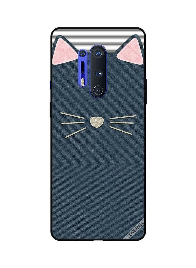 Covernex Protective Case Cover for OnePlus 8 Pro Cat Leather Pattern - Image 1