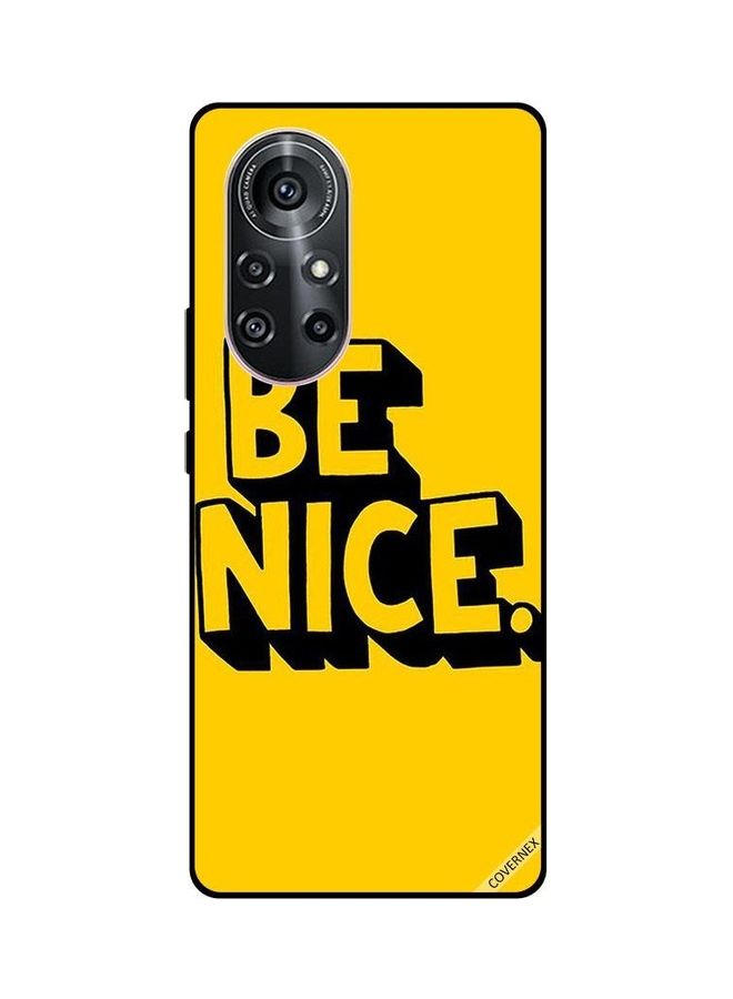 Be Nice Protective Case Cover For Huawei Nova 8 Pro 5G Yellow/Black - v1620702268/N47370866A_1