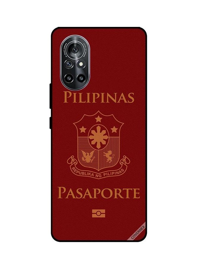 Covernex Pilipinas Passport Protective Case Cover For Huawei Nova 8 5G Red - Image 1