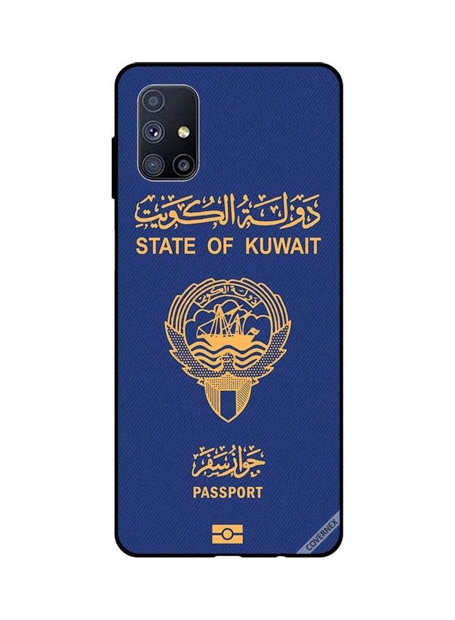 كوفرنيكس غطاء حماية واقٍ بطبعة جواز سفر الكويت لهاتف سامسونج جالاكسي M51 متعدد الألوان  - Image 1