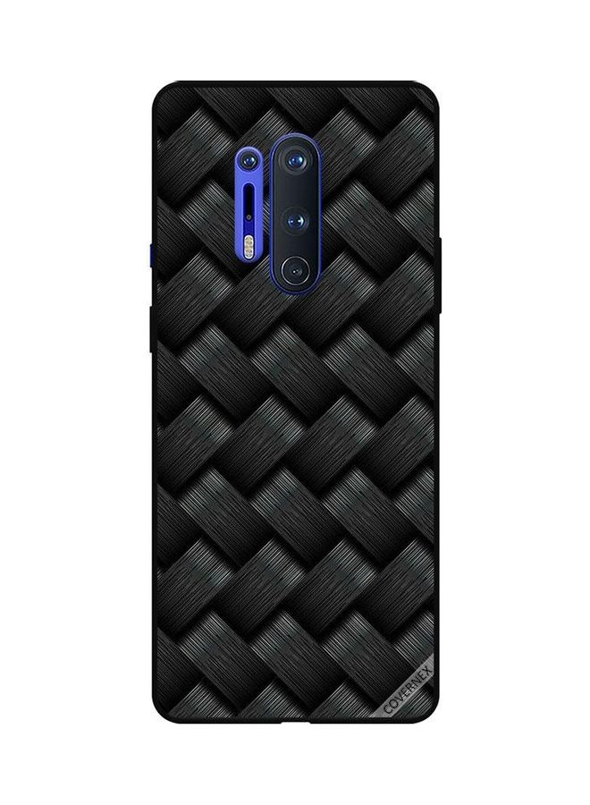 Covernex Protective Case Cover for OnePlus 8 Pro Black Strips Pattern - Image 1