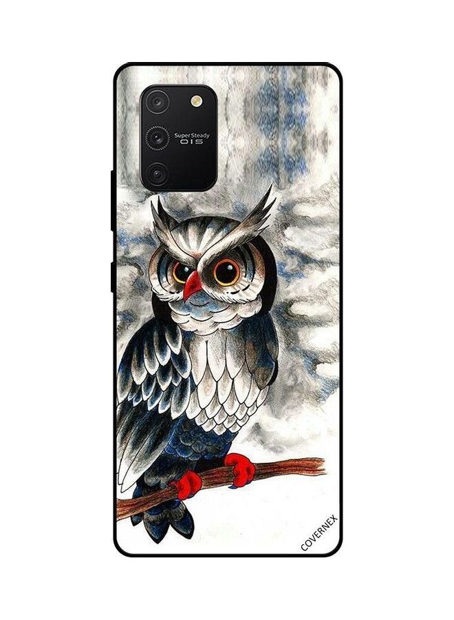 Covernex Samsung Galaxy S10 Lite Protective Case Cover Printed Featuring Owl Drawing Art DESIGN_0208 - Image 1
