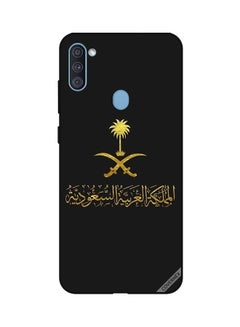 كوفرنيكس غطاء حماية واقٍ بطبعة شعار المملكة العربية السعودية لهاتف سامسونج جالاكسي A11 متعدد الألوان  - Image 1