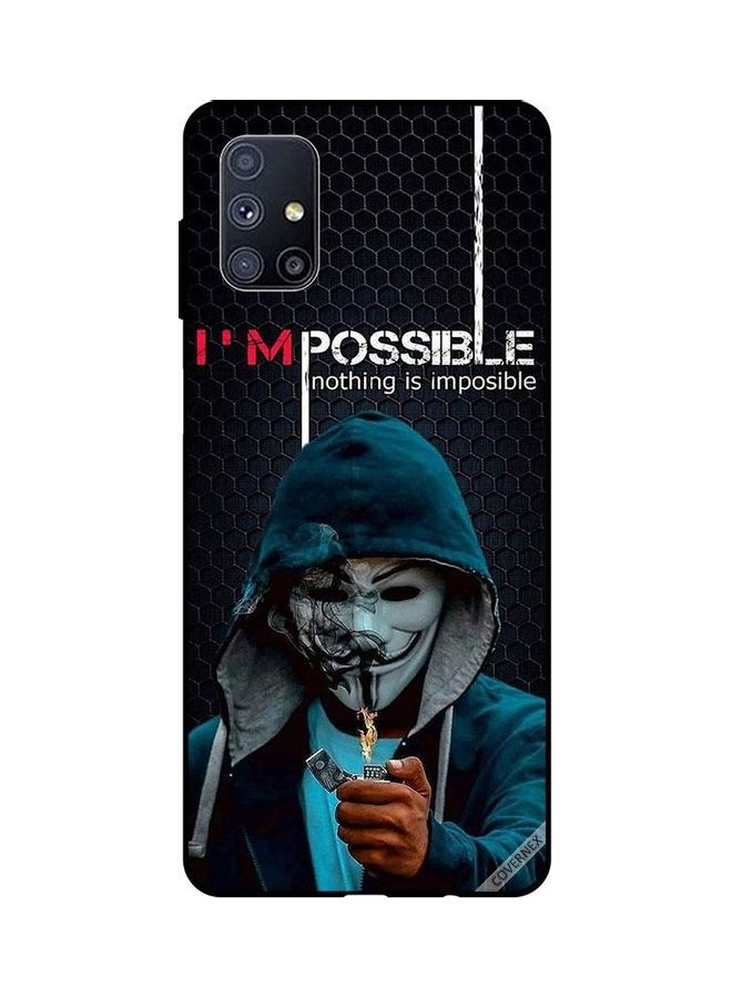 Covernex I Am Possible Nothing Is Impossible Protective Case Cover For Samsung Galaxy M51 Multicolour - Image 1