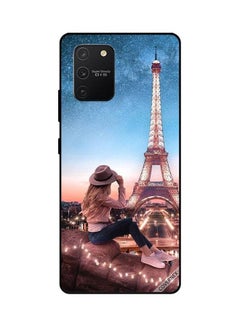 Brown Hat Girl & Effiel Tower Protective Case Cover For Samsung Galaxy S10 Lite Multicolour