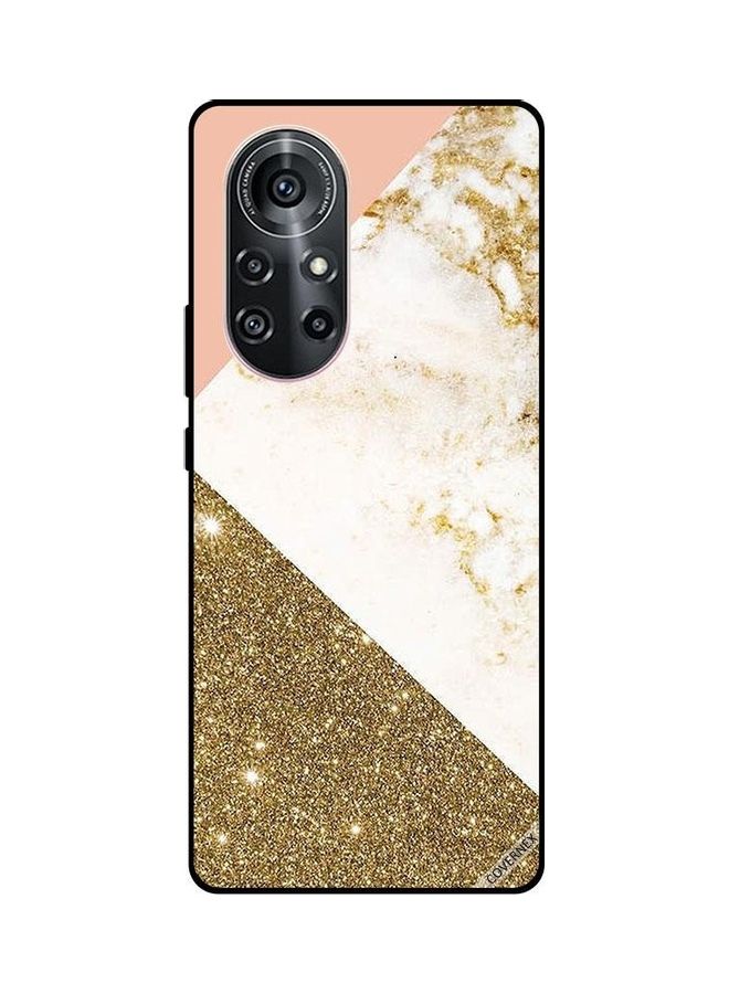 Covernex Glitter And Marble Pattern Protective Case Cover For Huawei Nova 8 Pro 5G Multicolour - Image 1