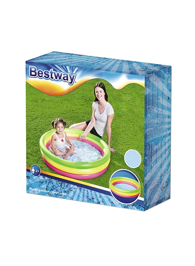Bestway 3-Ring Summer Pool With Repair Patch 102x25cm  - Image 2