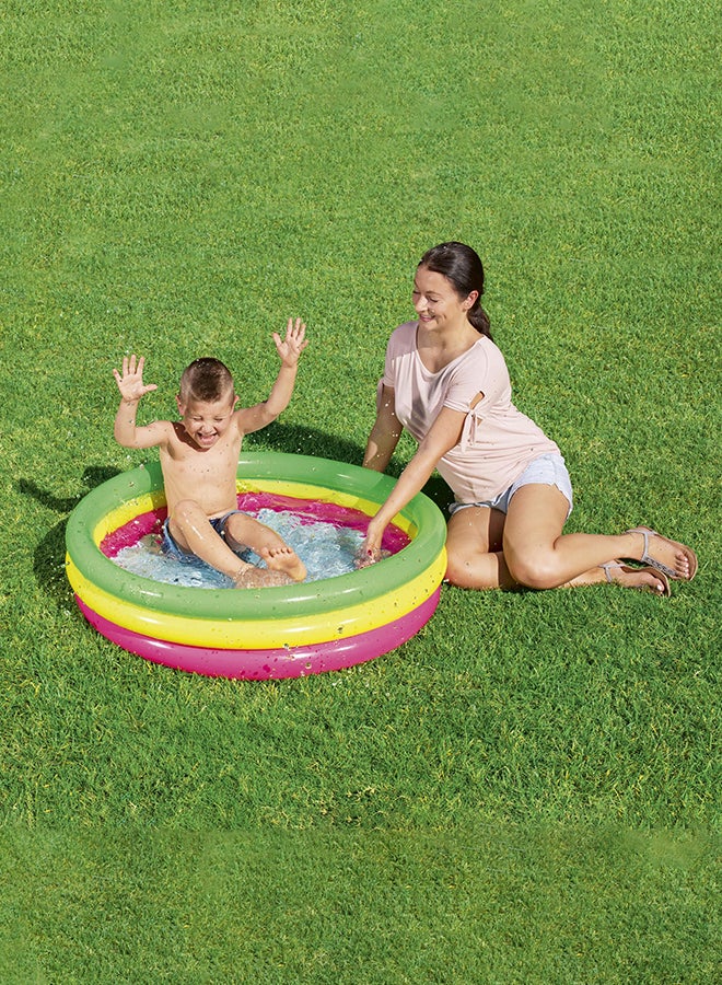 Bestway 3-Ring Summer Pool With Repair Patch 102x25cm  - Image 4
