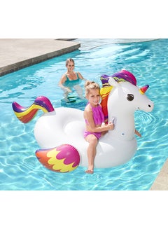 Bestway Inflatable Fantasy Unicorn Kids Ride-On Pool Float 61x47inch  - Image 3