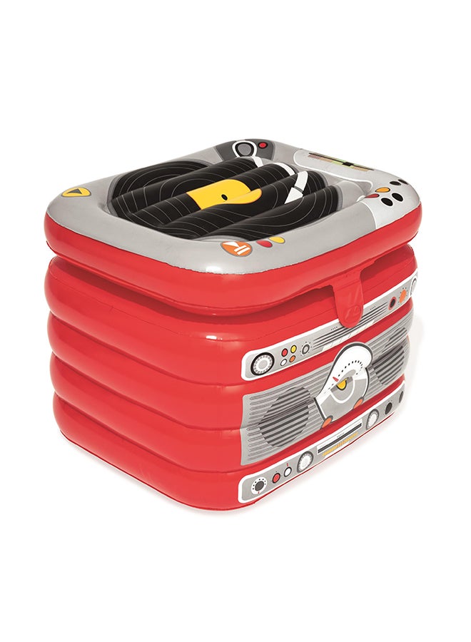 Bestway Float'n Fashion Inflatable Portable Authentic Detailing Foldable Party Turntable Cooler 61x53cm 61x53cm  - Image 1