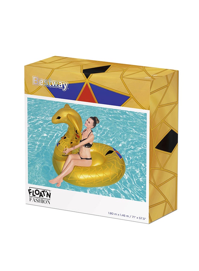 Bestway - Golden Cobra Island Ride-On Pool Float 180cm 180cm - Image 1