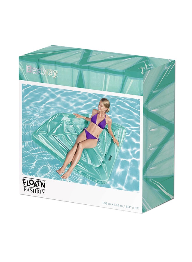 Bestway Gemstone Inflatable Island Tube With Repair Patch 1.93x1.45meter 1.93x1.45meter  - Image 2