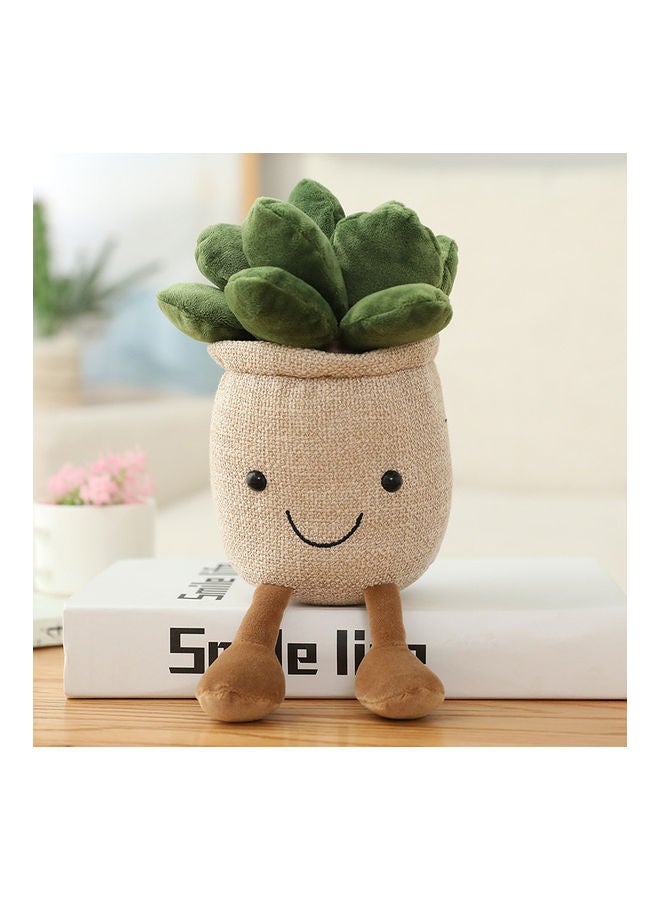Smiling Face Succulent Green Plant Toy 