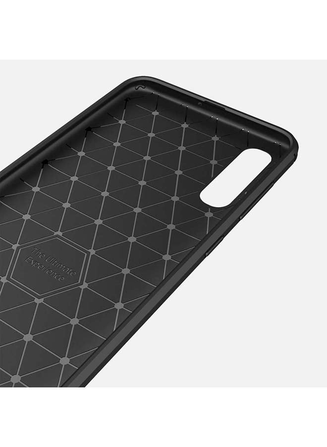 O Ozone - Carbon Brushed Texture Slim Ultra-Thin Flexible Case Cover For Samsung Galaxy S21 Plus Navy Blue - Image 1