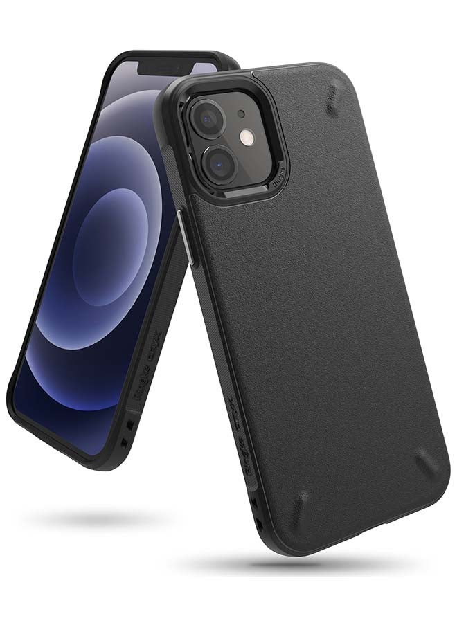Ringke Tough Rugged Durable Shockproof Flexible Premium TPU Protective Phone Back Case For iPhone 12 Mini Black - Image 1