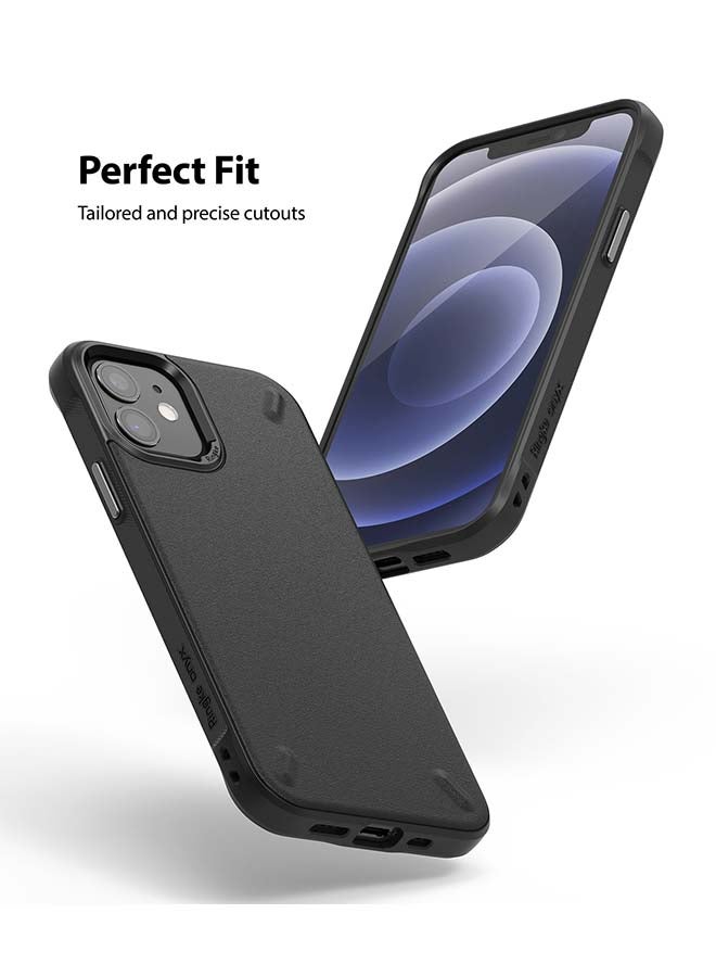 Ringke Tough Rugged Durable Shockproof Flexible Premium TPU Protective Phone Back Case For iPhone 12 Mini Black - Image 2