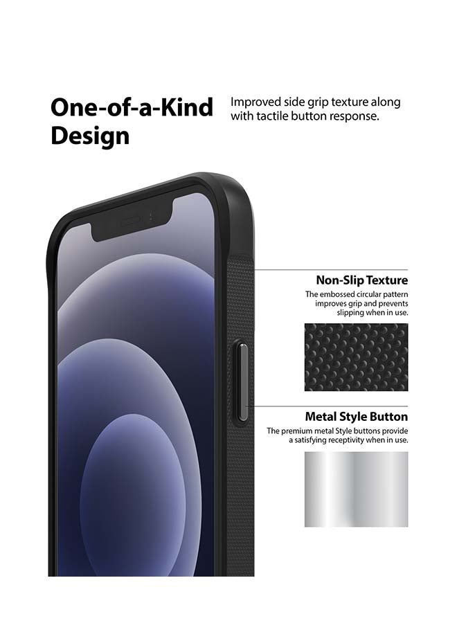 Ringke Tough Rugged Durable Shockproof Flexible Premium TPU Protective Phone Back Case For iPhone 12 Mini Black - Image 4