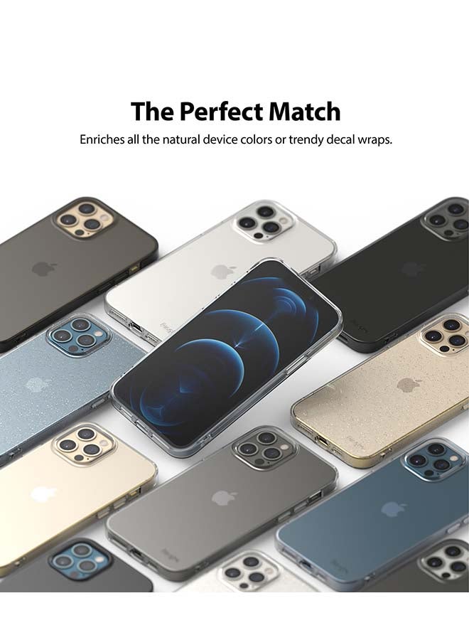 Ringke Soft Lightweight Strong TPU Flexible Shockproof Case Cover For Apple iPhone 12 Pro Max Glitter Clear - Image 3