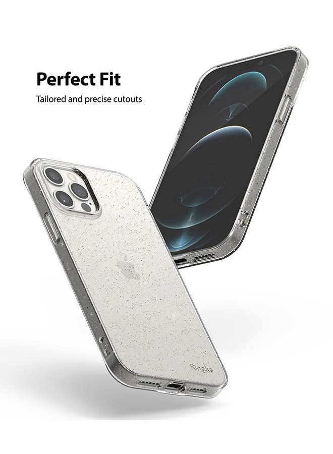 Ringke Soft Lightweight Strong TPU Flexible Shockproof Case Cover For Apple iPhone 12 Pro Max Glitter Clear - Image 4