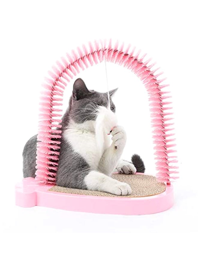 Al Theqa All In One مخدش وأداة تدليك بالنعناع البري للقطط. وردي 35x35x24سم - Image 2