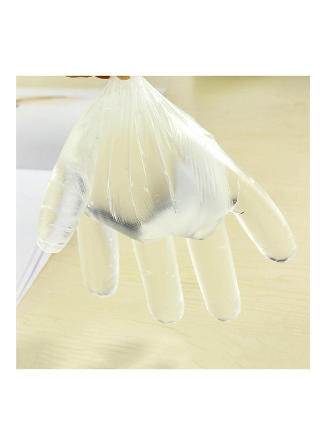 500-Piece Disposable Food Grade Protective Gloves Multicolour - Image 5