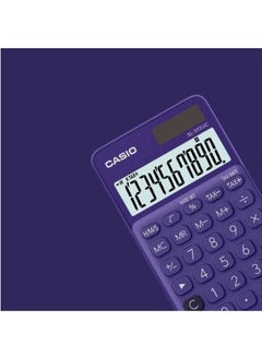كاسيو آلة حاسبة رقمية محمولة لون بنفسجي، طراز SL-310UC-PL-N-DC  - Image 3