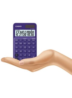كاسيو آلة حاسبة رقمية محمولة لون بنفسجي، طراز SL-310UC-PL-N-DC  - Image 4