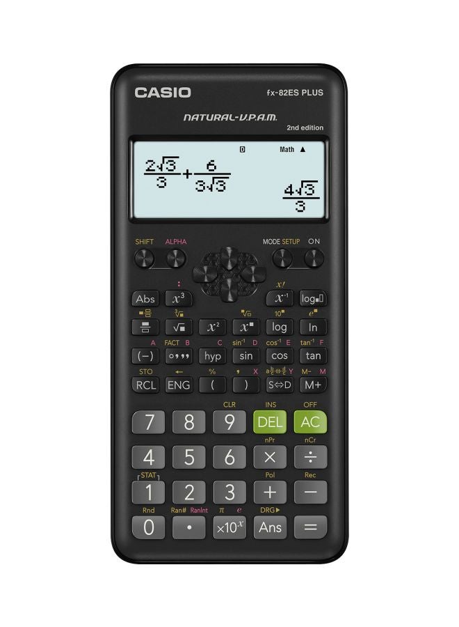 CASIO - FX-82ESPLUS-2 2nd Edition Function Scientific Calculator Multicolour - Image 1