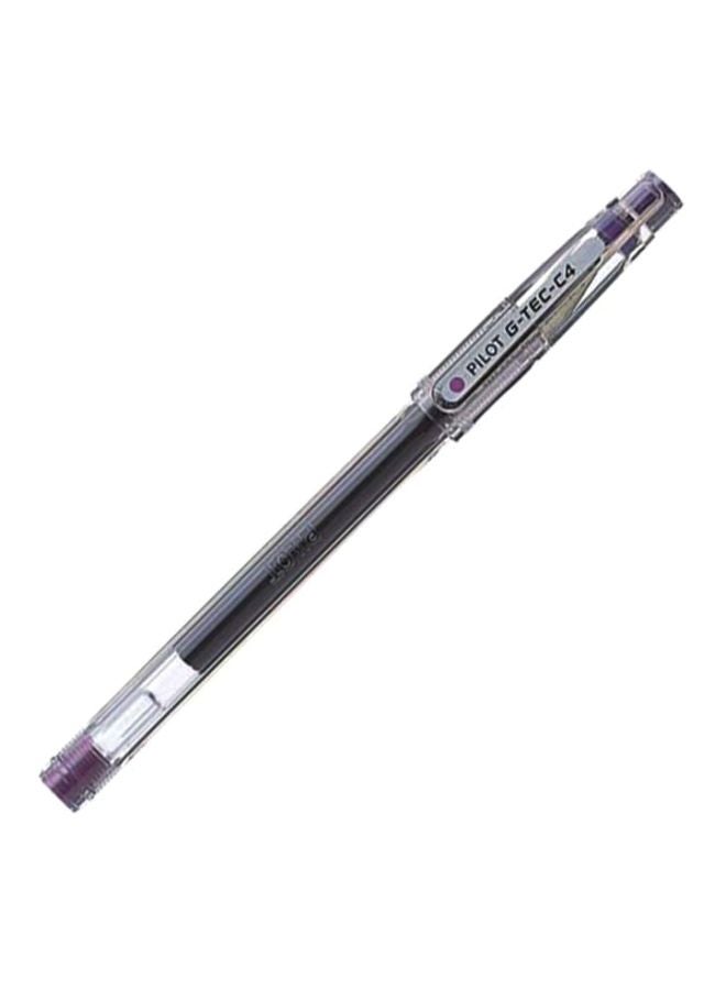PILOT 12-Piece G-Tec C4 Rollerball Pen Clear/Black/Purple  - Image 1