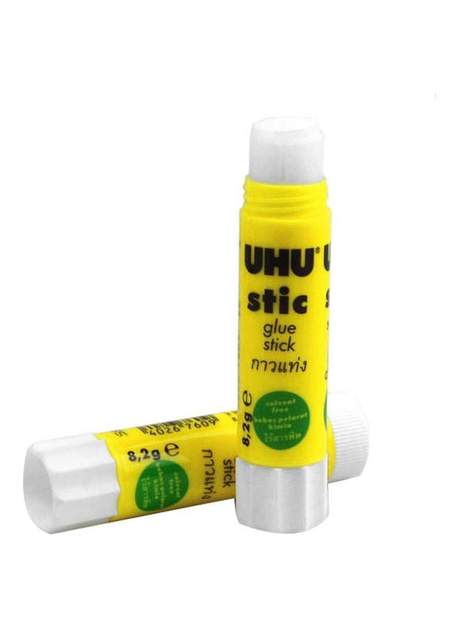 يو إتش يو عصا غراء أصفر/ابيض - Image 2