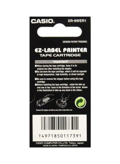CASIO EZ Label Printer Tape Red  - Image 2