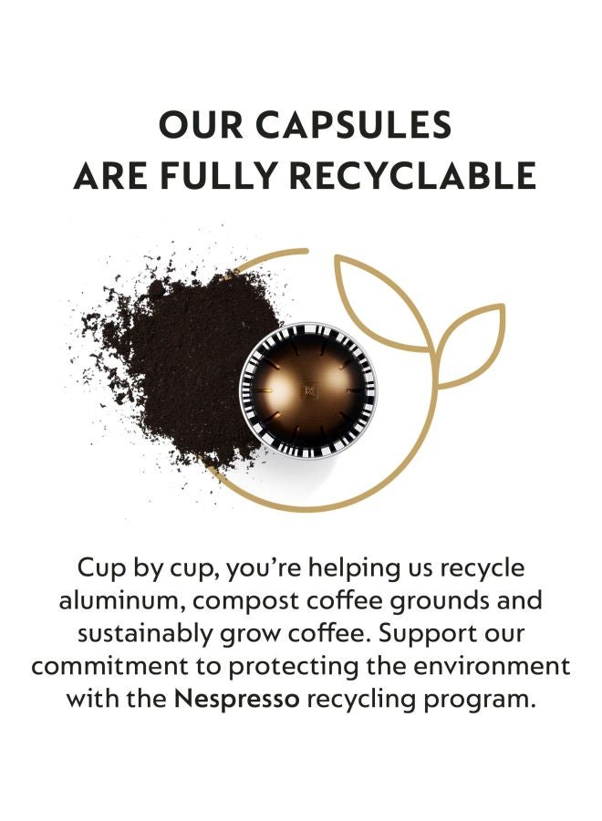 Nespresso - Double Espresso Chiaro Coffee Capsules 80ml Pack of 10 - Image 1