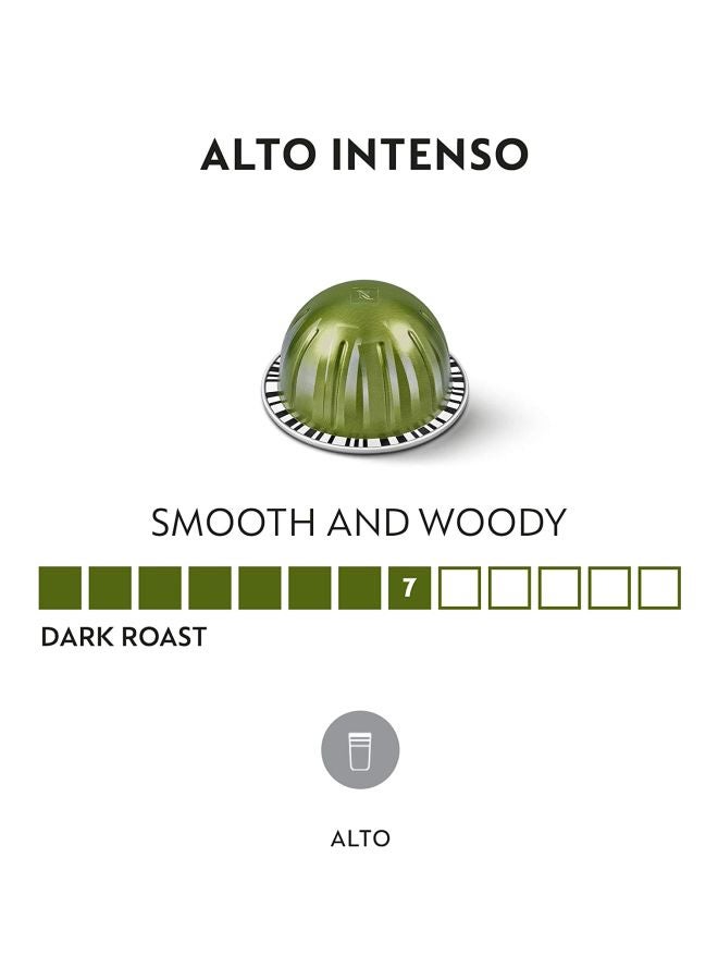 Nespresso - Alto Intenso Coffee Capsules 414ml Pack of 10 - Image 1