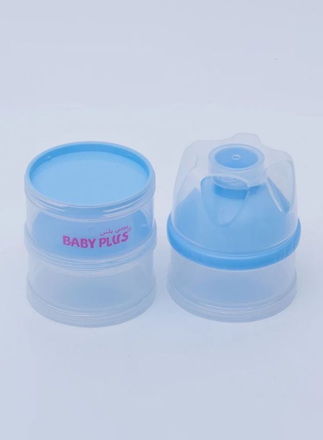 BABY PLUS Triple Layered Portable Baby Food Milk Powder Box Bottle Storage Container - Image 3