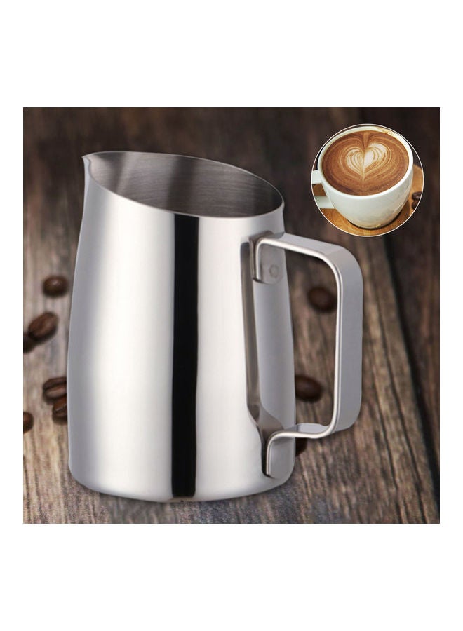 Generic Stainless Steel Coffee Espresso Jug Silver  - Image 2