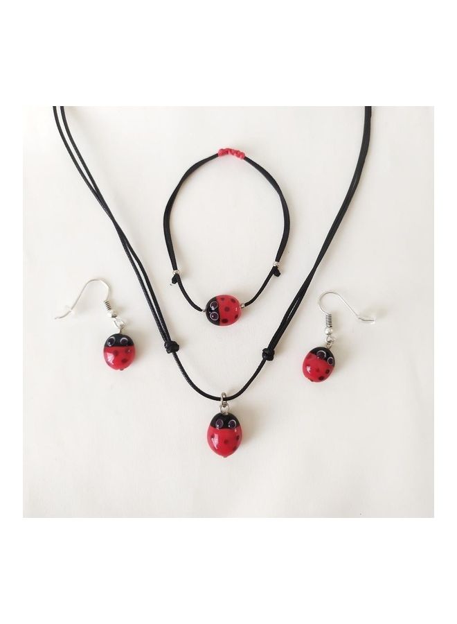 Handmade Glass Art Jewelry Set  - Image 1