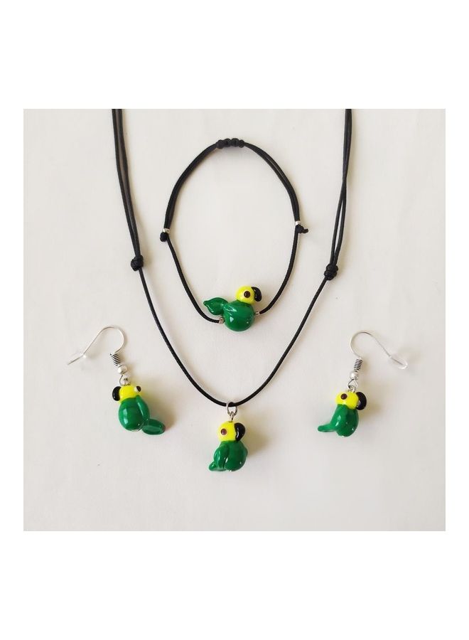 Handmade Glass Art Jewelry Set  - Image 2