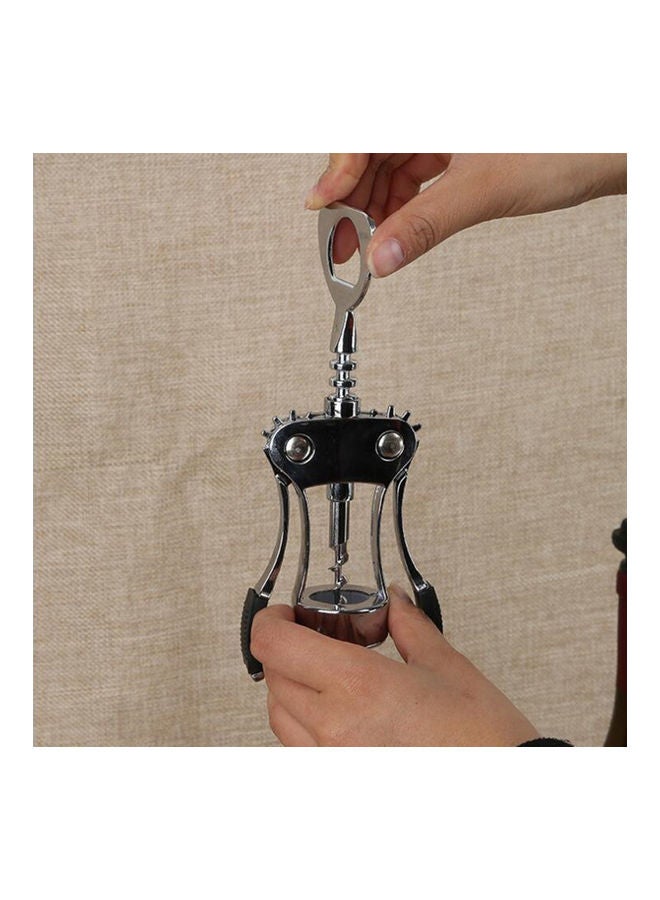 Portable Zinc Alloy  Bottle Opener  Tool Silver - Image 5