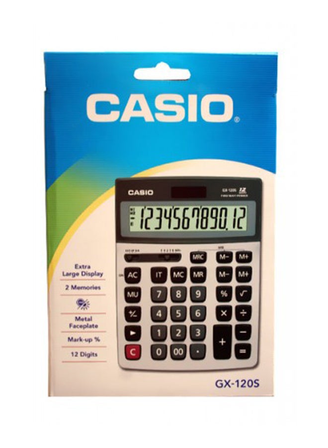 كاسيو آلة حاسبة عملية أساسية رمادي / أبيض - Image 4