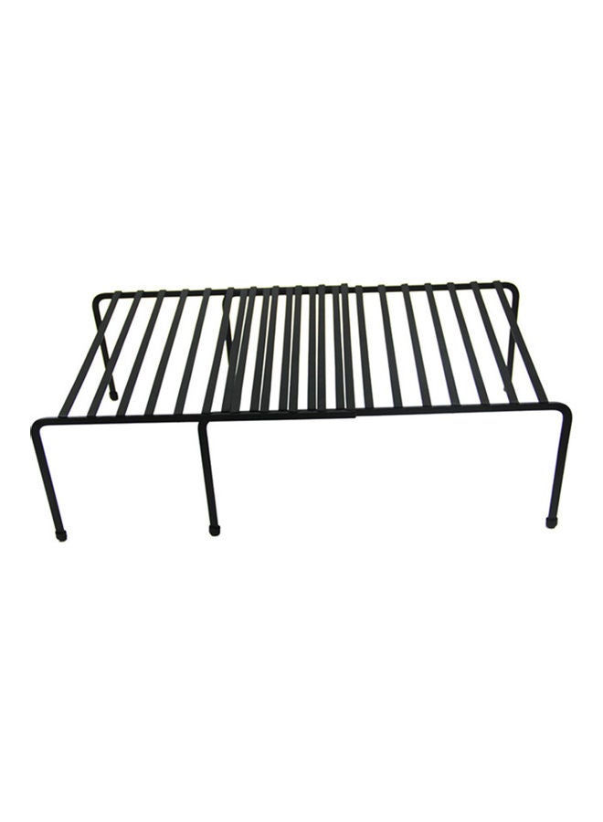Generic Kitchen Bowl Dish Storage Shelf Black  - Image 1