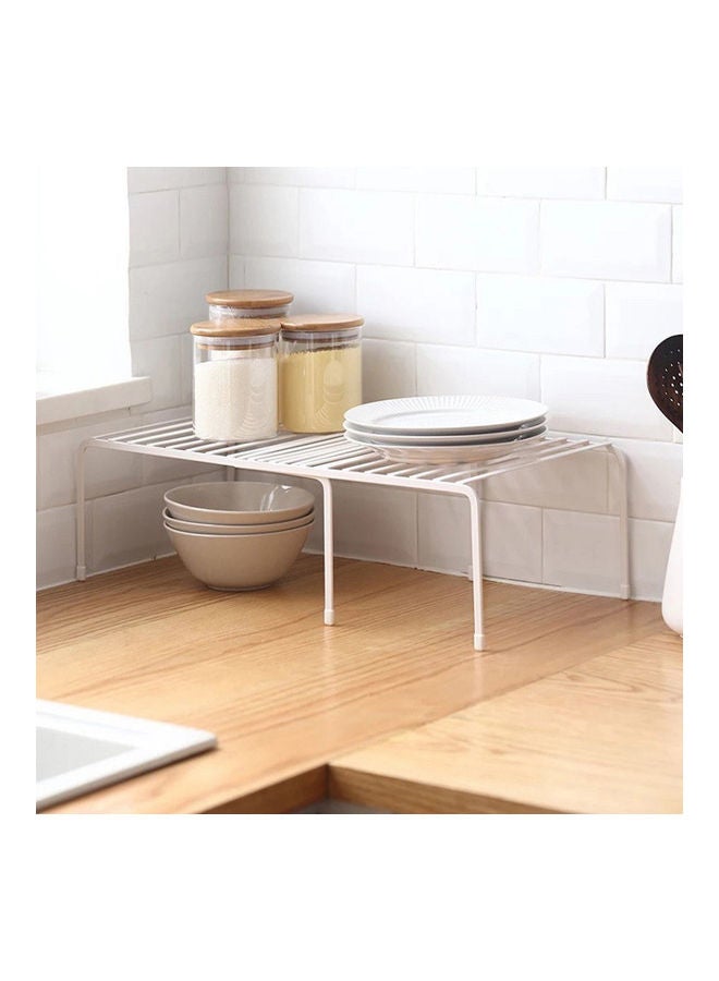 Generic Kitchen Bowl Dish Storage Shelf Black  - Image 2