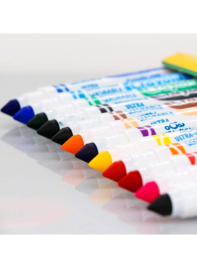 Crayola 12-Piece Ultra-Clean Broad Line Washable Marker - Image 5