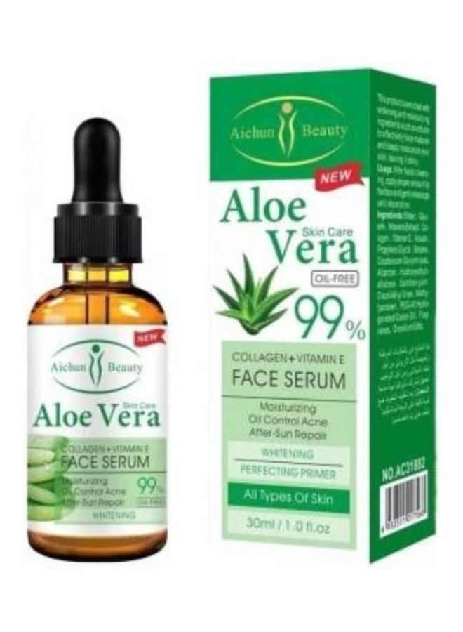Aichun beauty - Beard Growth Pure Natural Oil +Aloe Vera 99% Vitamin E Collagen-30ml Mutlicolour 30ml - Image 1