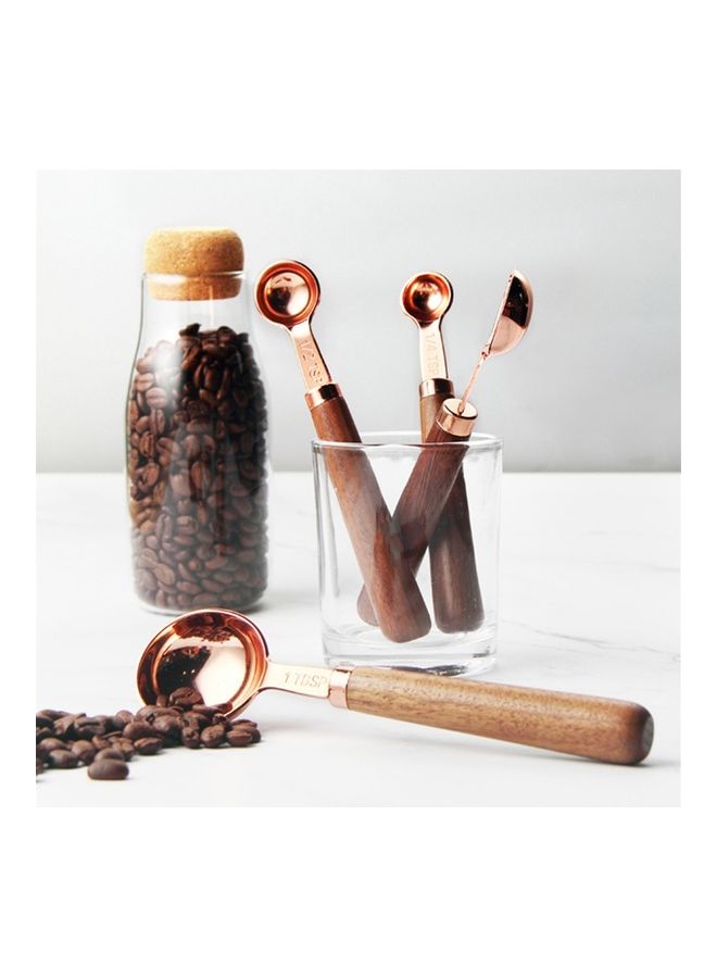 طقم ملاعق معيارية 4 قطع متعدد الألوان - Image 3