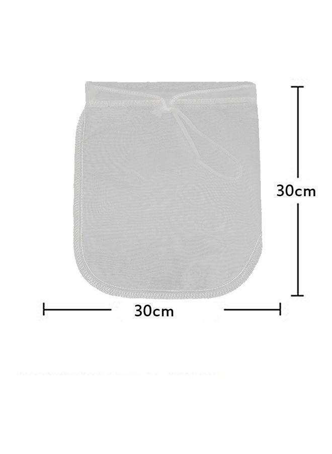 Nut Milk Filter Bag Strainer White - Image 1