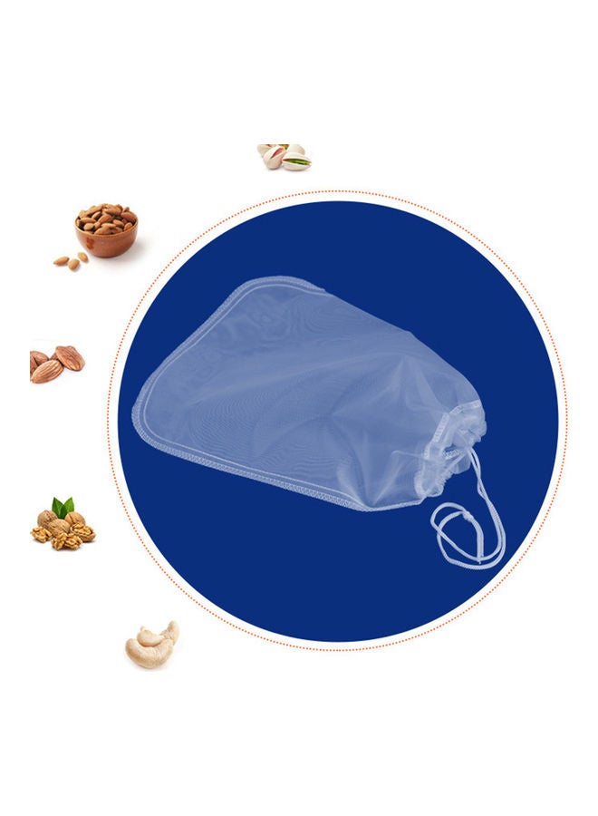 Nut Milk Filter Bag Strainer White - Image 5
