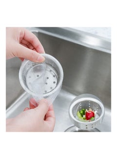 100-Piece Sink Strainer Bags White