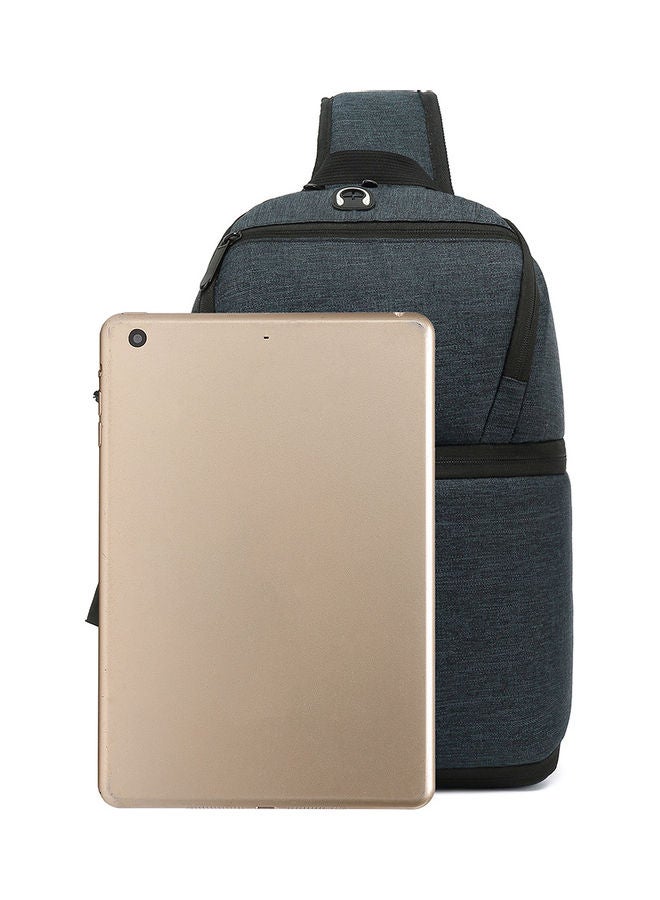 Single-Shoulder Crossbody Camera Bag Blue  - Image 3
