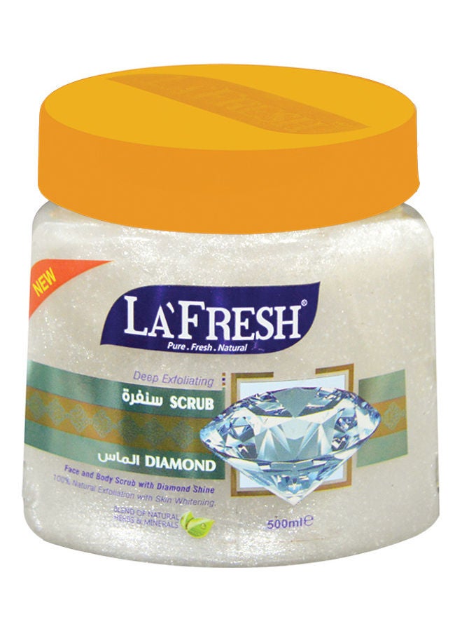 LA FRESH Deep Exfoliating Diamond Scrub Clear 500ml 